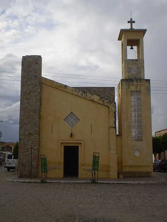 TABULEIRO DO NORTE-CE-IGREJA DE SANTO ANTNIO-FOTO:GWSMELO - TABULEIRO DO NORTE - CE