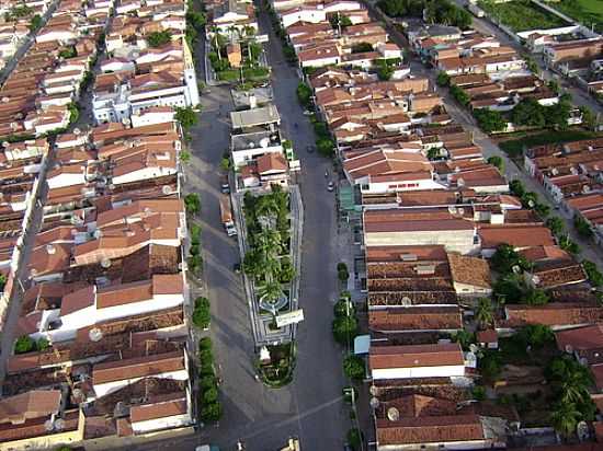 TABULEIRO DO NORTE-CE-VISTA AREA DA PRAA CENTRAL-FOTO:ROBERTODANIELL  - TABULEIRO DO NORTE - CE