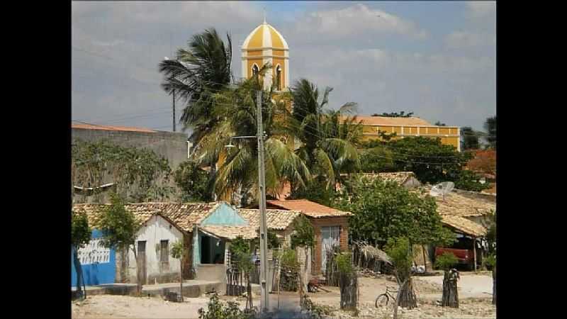 TIMONHA-CE-PRAA E MATRIZ DE SANTA LUZIA-FOTO:CARLOS MACHADO DE SOUZA - TIMONHA - CE