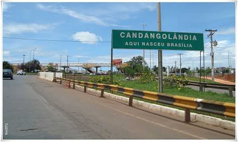 CANDANGOLNDIA-DF-ENTRADA DA CIDADE-FOTO:HERLANIO EVANGELISTA - CANDANGOLNDIA - DF