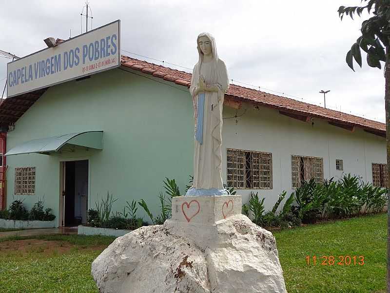 SANTA MARIA-DF-CAPELA VIRGEM DOS POBRES-FOTO:JOSUE MARINHO - SANTA MARIA - DF