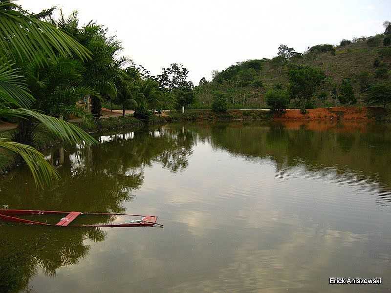 GUIA BRANCA-ES-LAGO DO PARQUE MUNICIPAL RECANTO DO JACAR-FOTO:ERICK ANISZEWSKI - GUIA BRANCA - ES