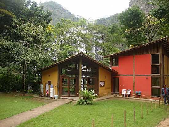 ALEGRE-ES-CASA DE RECEPO DO PARQUE DA CACHOEIRA DA FUMAA-FOTO:DIANA KAYA - ALEGRE - ES