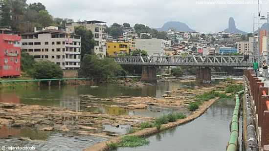 PONTE DE FERRO SOBRE O RIO ITAPEMIRIM EM CACHOEIRO DE ITAPEMIRIM-ES-FOTO:SERGIO FALCETTI - CACHOEIRO DE ITAPEMIRIM - ES