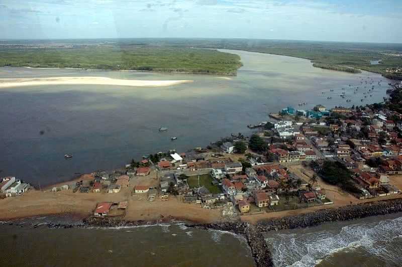 CONCEIO DA BARRA-ES-VISTA AREA DA REGIO-FOTO:THIAGO MTB  - CONCEIO DA BARRA - ES