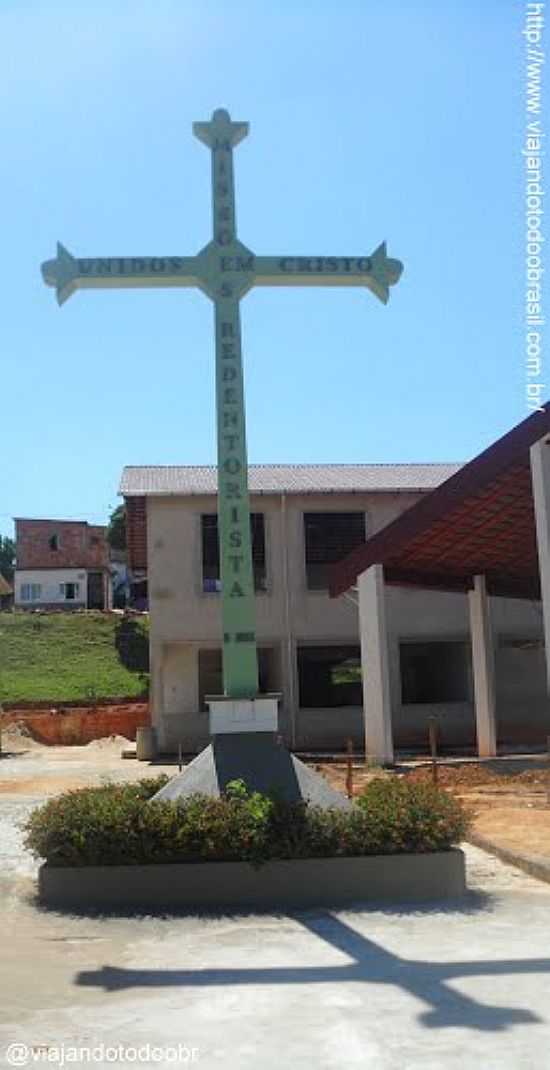 CRUZEIRO DA IGREJA DO SAGRADO CORAO DE JESUS EM DIVINO DE SO LOURENO-ES-FOTO:SERGIO FALCETTI - DIVINO DE SO LOURENO - ES