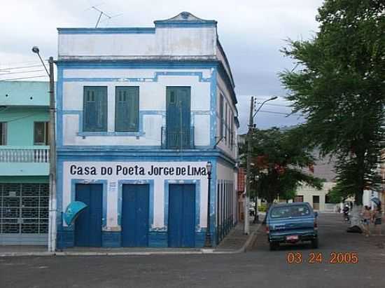 CASA DO POETA JORGE DE LIMA EM UNIO DOS PALMARES-FOTO:MOYSA23 - UNIO DOS PALMARES - AL