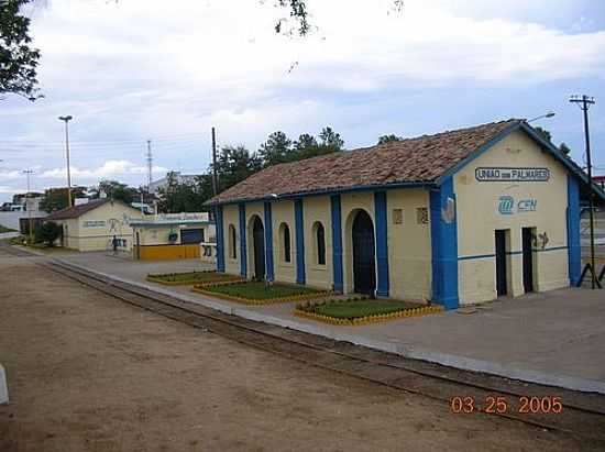 ESTAO FERROVIRIA EM UNIO DOS PALMARES-FOTO:MOYSA23 - UNIO DOS PALMARES - AL