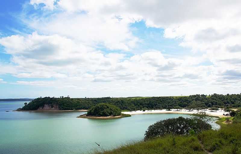 LINHARES-ES-LAGOA JUPARAN,ILHA E PRAIA-FOTO:ELPDIO JUSTINO DE ANDRADE - LINHARES - ES