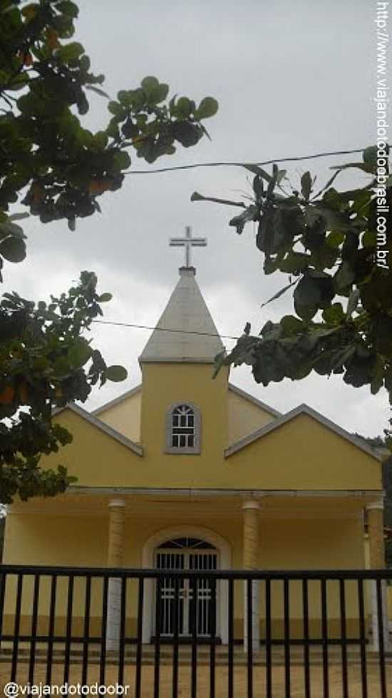 IGREJA DE SANTA ANA NA COMUNIDADE DE IRIRITIMIRIM EM RIO BANANAL-ES-FOTO:SERGIO FALCETTI - RIO BANANAL - ES