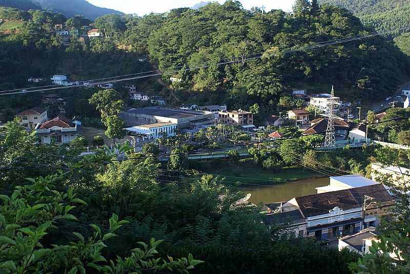 SANTA LEOPOLDINA-ES-O RIO E PARCIAL DA CIDADE-FOTO:ELPDIO JUSTINO DE ANDRADE - SANTA LEOPOLDINA - ES