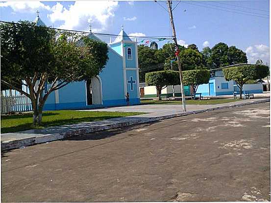 AXIMIM-AM-IGREJA DA COMUNIDADE-FOTO:QUEIROZ PANTOJA - AXINIM - AM