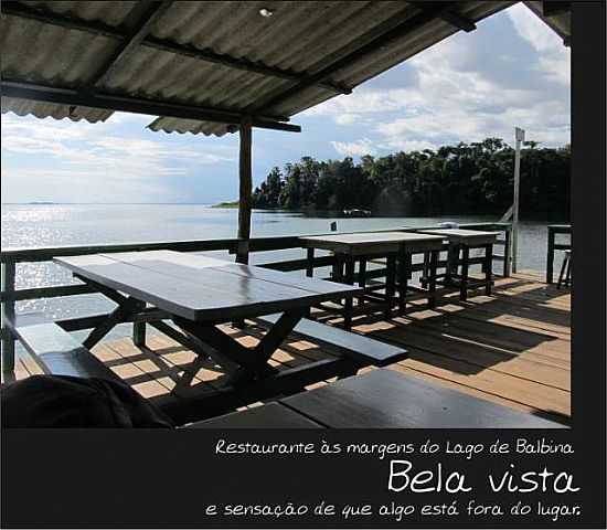 BALBINA-AM-RESTAURENTE S MARGENS DO LAGO-FOTO:PAULA QUINTO - BALBINA - AM
