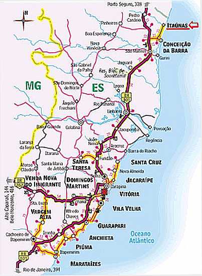 MAPA DE LOCALIZAO - VITRIA - ES