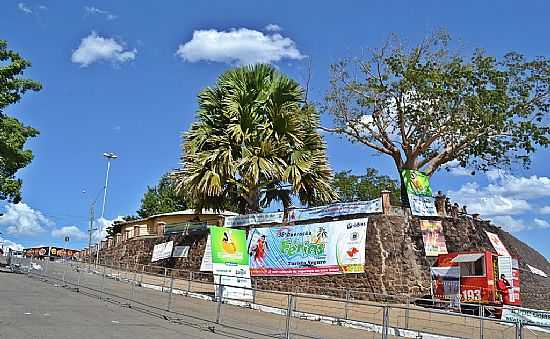 ARUAN-GO-CHEGADA DA CAMINHADA ECOLGICA-FOTO:AROLLDO COSTA OLIVEI - ARUAN - GO