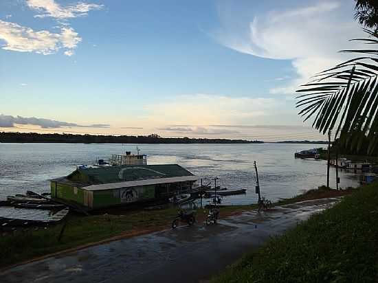 BOA VISTA DO RAMOS-AM-ORLA DA CIDADE-FOTO:MARCELOTEC  - BOA VISTA DO RAMOS - AM