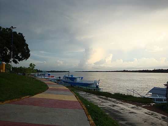 BOA VISTA DO RAMOS-AM-ORLA DA CIDADE-FOTO:MARCELOTEC  - BOA VISTA DO RAMOS - AM