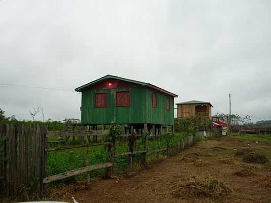 CASAS TPICAS DA REGIO DE BOCA DO ACRE-AM-FOTO:OLINTOCRISTO - BOCA DO ACRE - AM