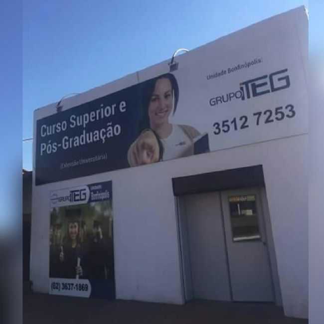 ITEG A PRIMEIRA FACULDADE DE BONFINOPOLIS GOIS, POR LUCAS DIEGO - BONFINPOLIS - GO