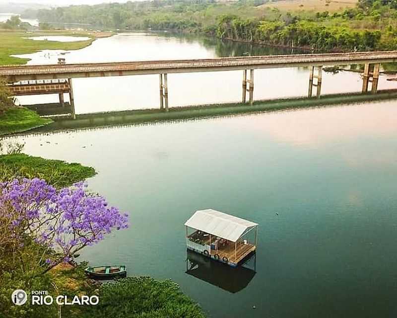 PONTE SOBRE O RIO CLARO NA GO-206, PERMETRO URBANO DE CAU-GO - CAU - GO