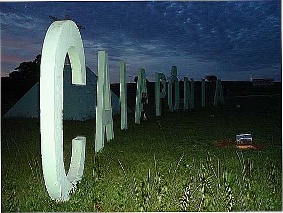 CAIAPNIA-GO-VISTA NOTURNA DO TREVO DE ACESSO-FOTO:JOAO PAULO - CAIAPNIA - GO