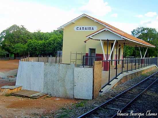 CARABA-GO-ESTAO FERROVIRIA DO POVOADO-FOTO:GLAUCIO HENRIQUE CHA - CARABA - GO