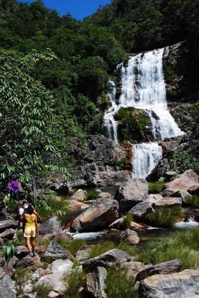 CACHOEIRA CANDURU, POVOADO KALUNGA, POR MARCELLO HOHLENWERGER - CAVALCANTE - GO