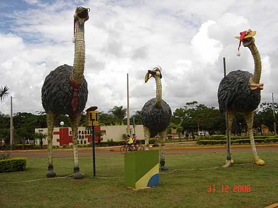 ENTRADA DA CIDADE-FOTO:JUVENAL COELHO RIBEI - CHAPADO DO CU - GO