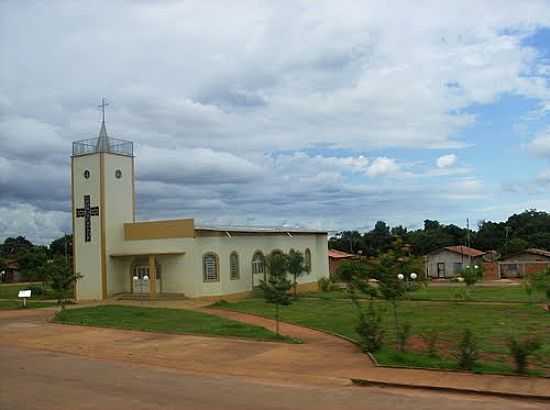 CAPELA DE SO JOO BATISTA-FOTO:EDILTONJORDAO - ESTRELA DO NORTE - GO