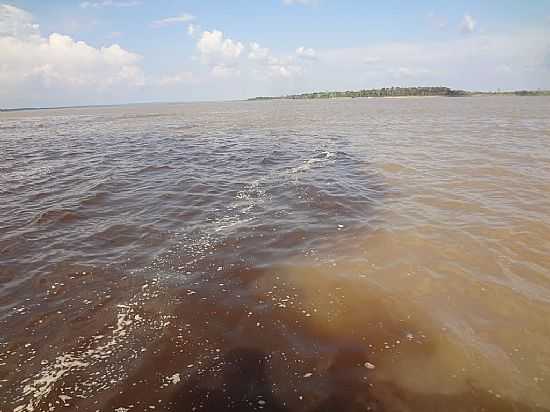 CAREIRO DA VRZEA -AM-ENCONTRO DAS GUAS DOS RIOS NEGRO E  SOLIMES-FOTO:PE. EDINISIO PEREIRA - CAREIRO DA VRZEA - AM