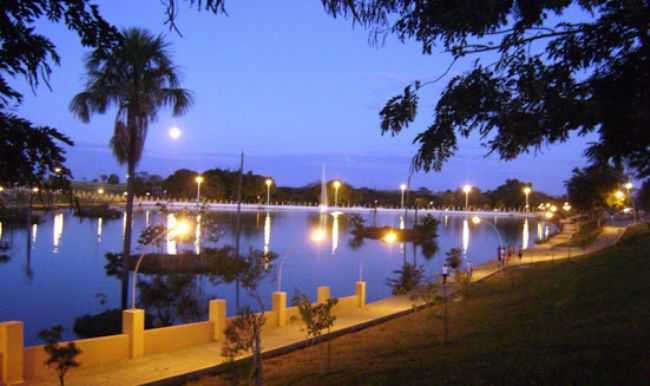 BURITI PARQUE AO ANOITECER, POR WOLNEY DIVINO TAVARES TAVARES - GOIATUBA - GO