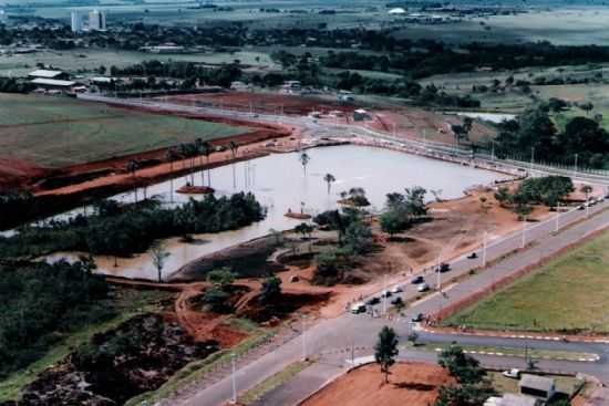 VISTA AREA DO LAGO DOS BURITIS - AINDA EM OBRAS, POR WOLNEY TAVARES - GOIATUBA - GO