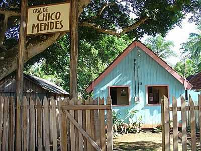 CASA DE CHICO MENDES  POR FRANKLIN ANDRADE - XAPURI - AC