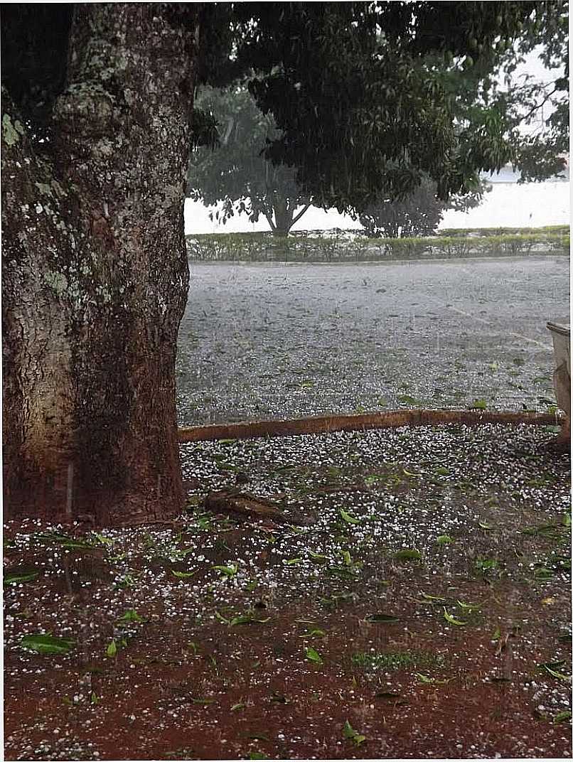 LEOPOLDO DE BULHES-GO-GRANIZO NA PRAA-FOTO:WENDER MARQUES  - LEOPOLDO DE BULHES - GO