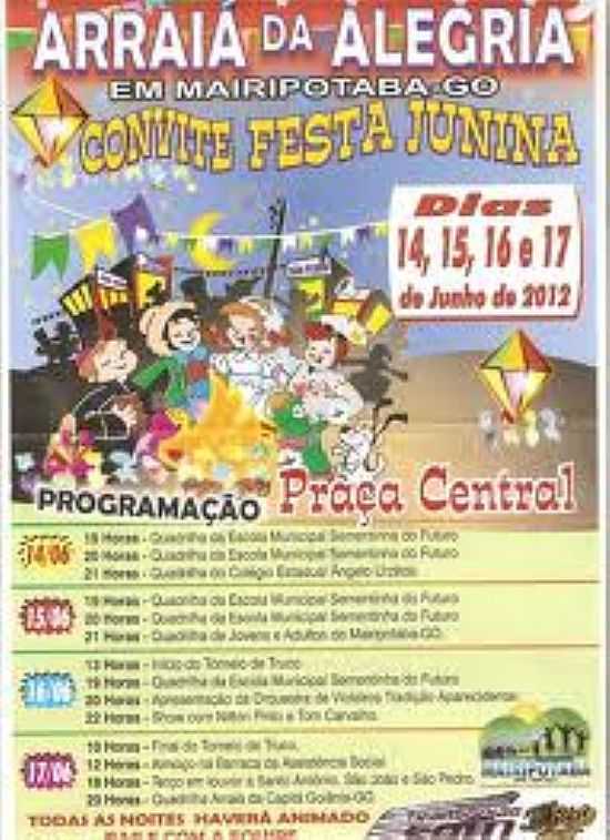 FESTA JUNINA EM MAIRIPOTABA-GO - MAIRIPOTABA - GO