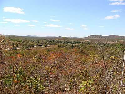 VISTA DO MORRO DE MONTE ALEGRE DE GOIS, POR DIMAS JUSTO. - MONTE ALEGRE DE GOIS - GO