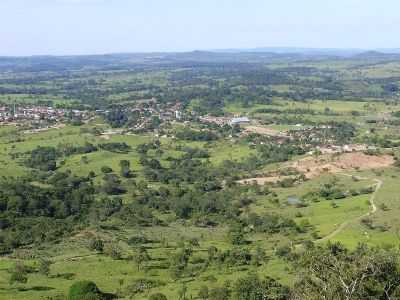 VISTA DA CIDADE DE CIMA DO MORRO AGUDO, POR RONALDO DE S - MORRO AGUDO DE GOIS - GO