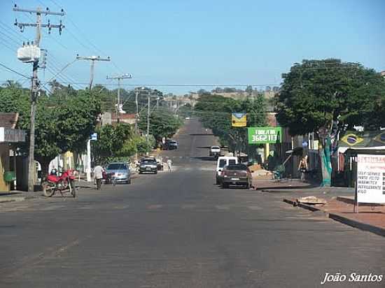 AVENIDA EM PALESTINA DE GOIS-FOTO:JOO SANTOS (JS) - PALESTINA DE GOIS - GO