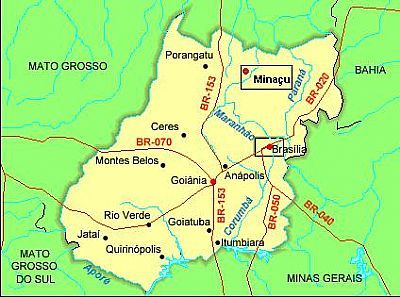 MAPA DE LOCALIZAO - PORANGATU - GO