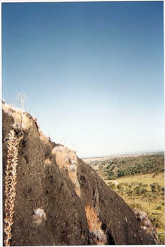 PAREDO DE PEDRAS NA REGIO DE CRREGO DO CORVO EM RIANPOLIS-FOTO:JULIERME. - RIANPOLIS - GO