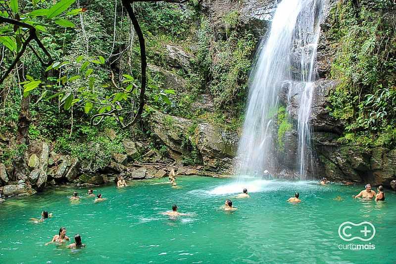 CACHOEIRA SANTA BRBARA, A MAIS BELA DO ESTADO DE GOIS! - SANTA BRBARA DE GOIS - GO