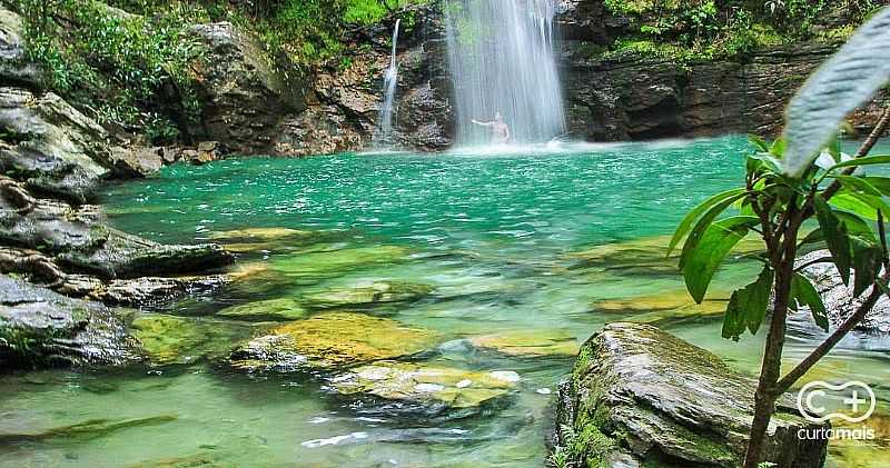 CACHOEIRA SANTA BRBARA, A MAIS BELA DO ESTADO DE GOIS! - SANTA BRBARA DE GOIS - GO