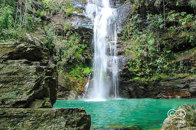 CACHOEIRA SANTA BRBARA, A MAIS BELA DO ESTADO DE GOIS! - SANTA BRBARA DE GOIS - GO