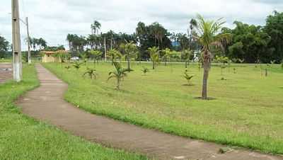 PISTA DE CAMINHADA DO LAGO MUNICIPAL DE SANTA BARBARA DE GOIAS, POR JUNIOR - SANTA BRBARA DE GOIS - GO