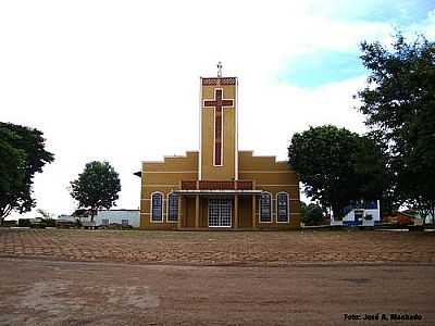 IGREJA DE SANTA RITA-FOTO:JOS A. MACHADO   - SANTA RITA DO NOVO DESTINO - GO