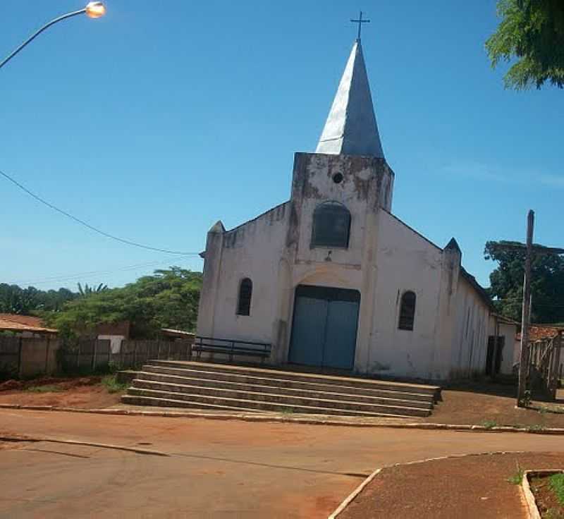 SANTO ANTNIO DO RIO VERDE-GO-MATRIZ DE SANTO ANTNIO-FOTO:PROJETOGOIAS. - SANTO ANTNIO DO RIO VERDE - GO