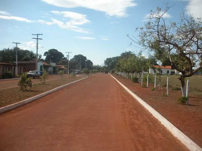 SO SEBASTIO DO RIO CLARO-GO-AVENIDA PRINCIPAL-FOTO:JOO LUCIANO DA CUNHA - SO SEBASTIO DO RIO CLARO - GO