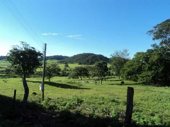 VISTA DE UMA FASENDA EM TAQUARAL, POR SIRLEY - TAQUARAL DE GOIS - GO