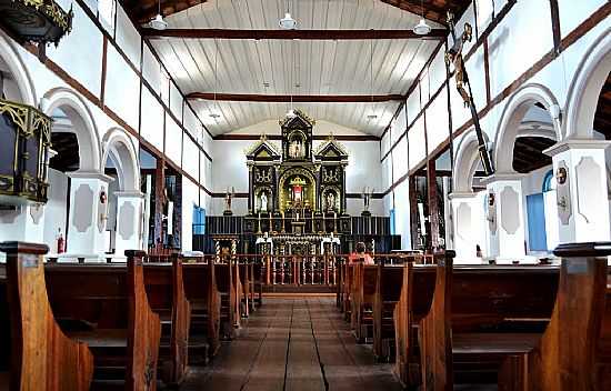 TRINDADE-GO-INTERIOR DA IGREJA DO DIVINO DE TRINDADE-FOTO:AROLLDO COSTA OLIVEI - TRINDADE - GO