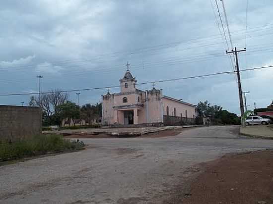 IGREJA EM TROMBAS-FOTO:GILVANMORAIS - TROMBAS - GO